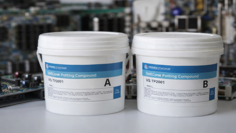 Composto de envasamento de silicone