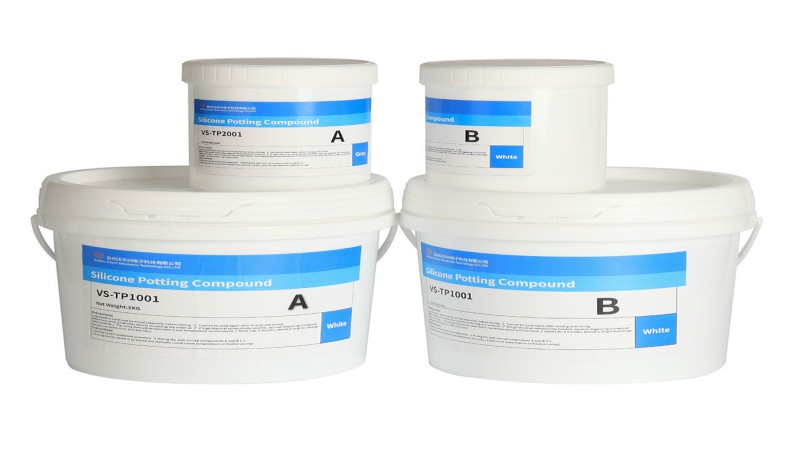 Composto de envasamento de silicone