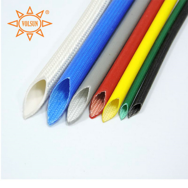 manga de fibra de vidro de silicone