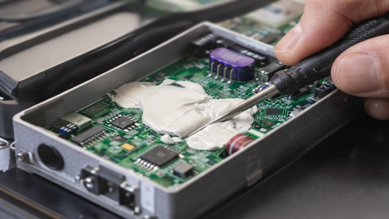 Composto de envasamento de silicone