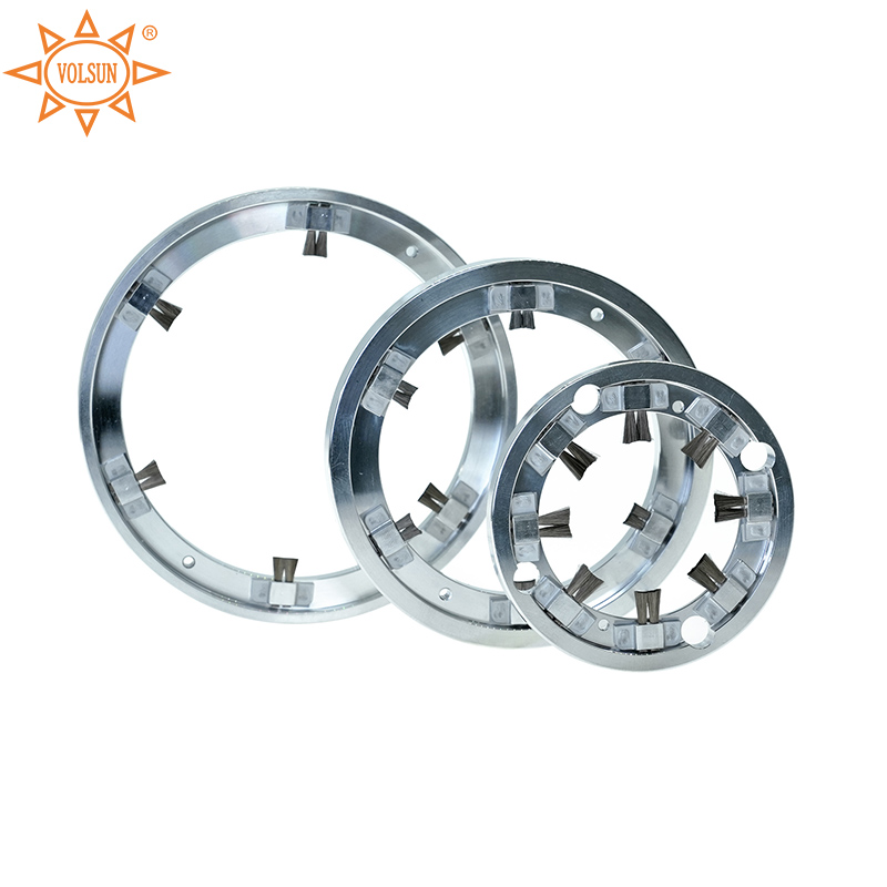 detalhe do anel de aterramento do eixo